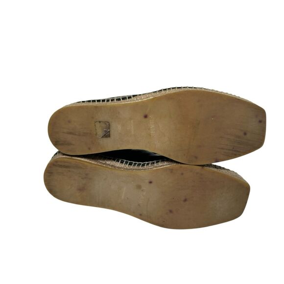 Frame Le Boston Leather High Top Espadrilles Booties Size 38.5 EU 7.5 US - Picture 14 of 16